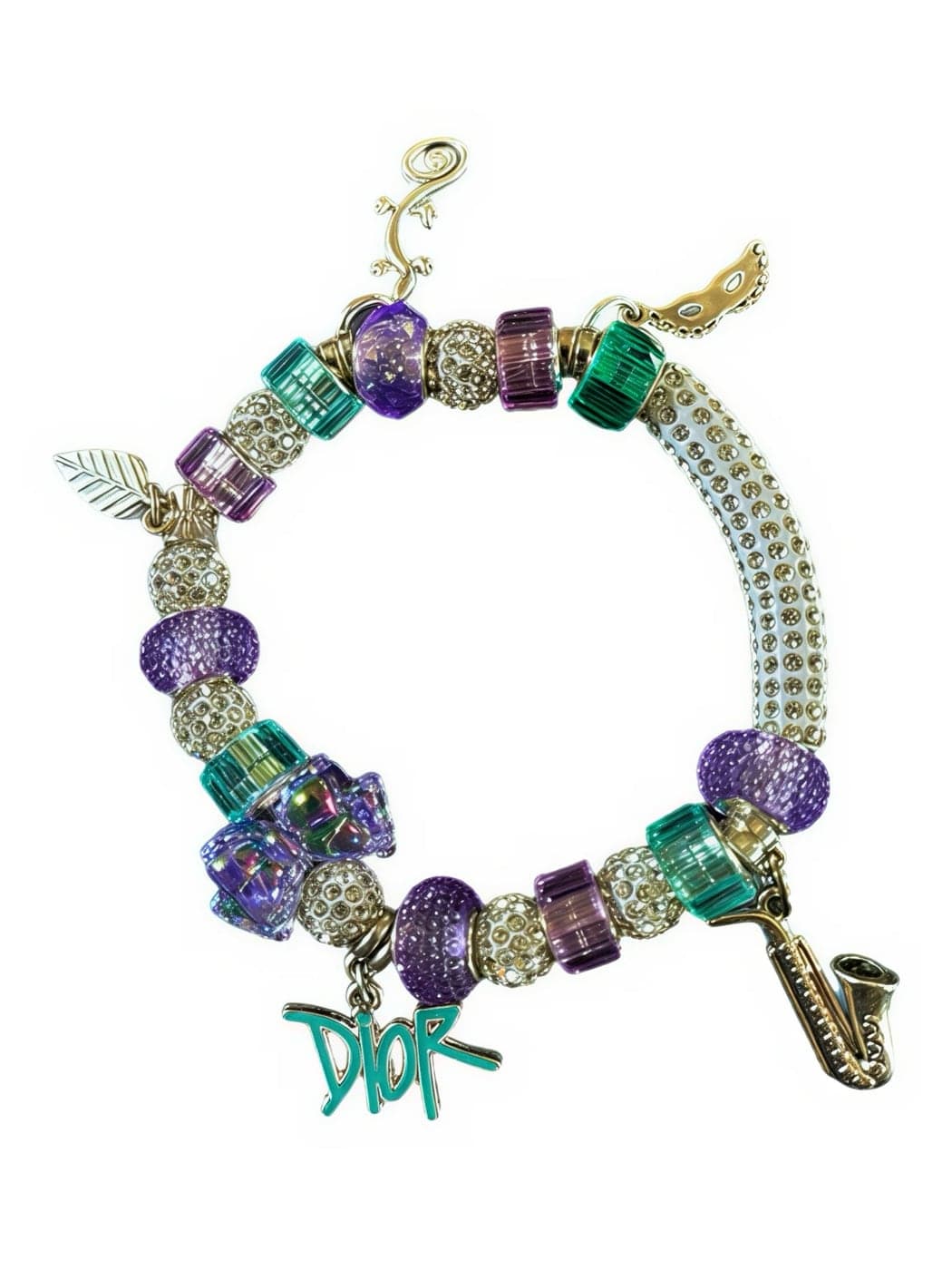 Music charm bracelet — handmade by Otani