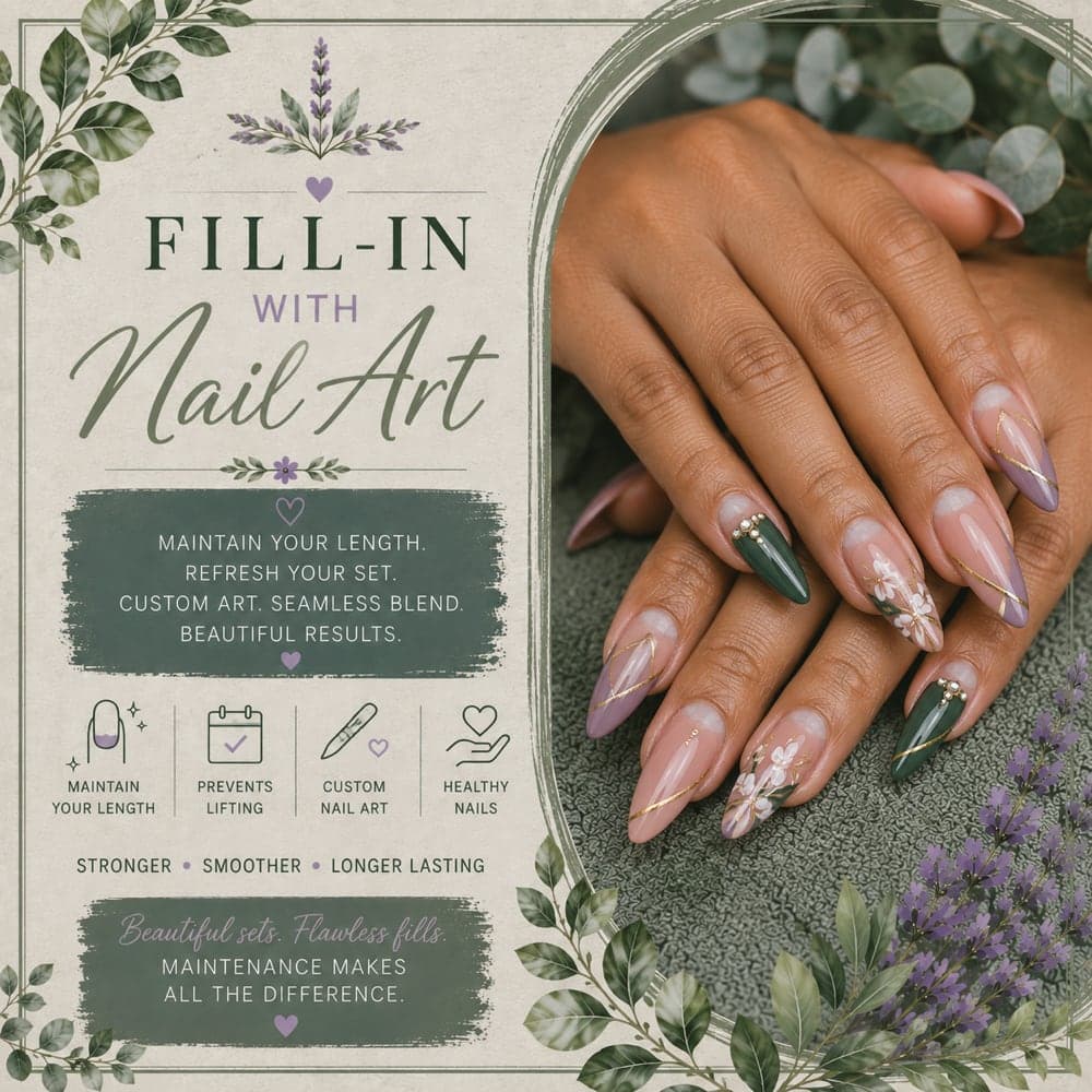 Fill-In · With Nail Art — Otani's service card