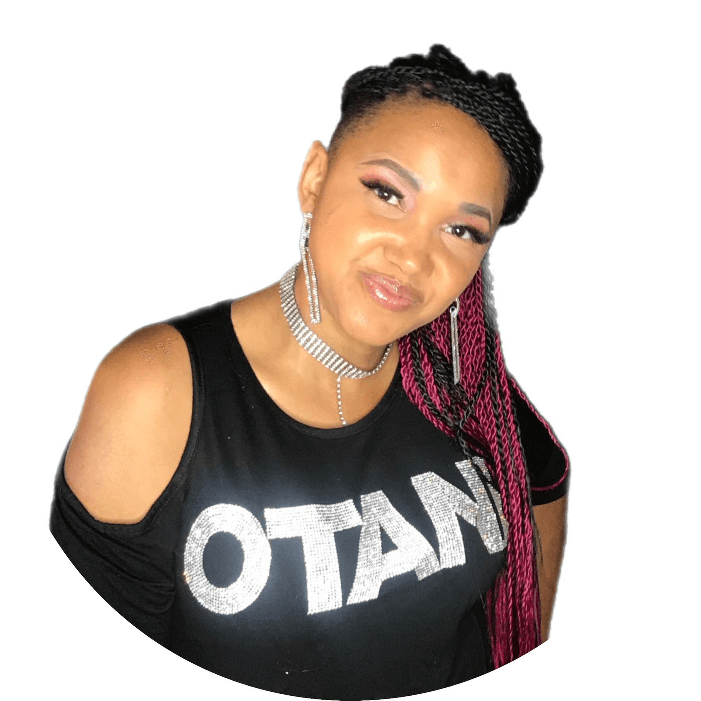 Yvette in her OTANI shirt